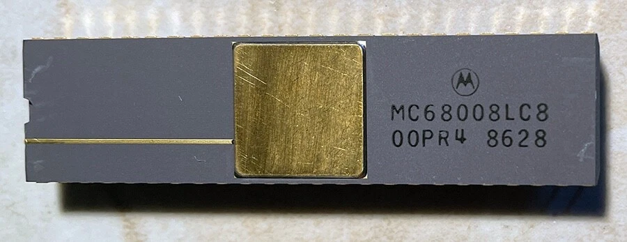 Motorola  MC68008LC8 MC68008 68008 Microprocessor -NOS - Image 1 of 1