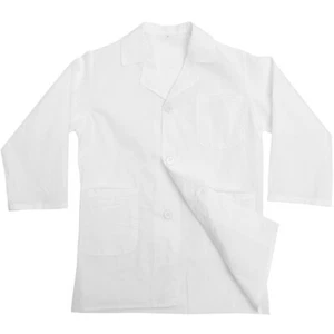 Children's Lab Coat Men and Women Boy Doctors Scientist Costume Toddler - Picture 1 of 12