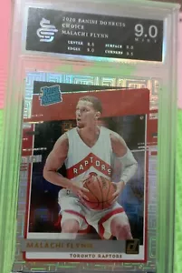 Malachi Flynn 2020-21 PANINI Donruss Choice RC NBA card (LCG-9.0 Mint) - Picture 1 of 5