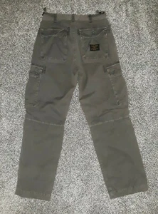 Vintage Ralph Lauren Polo Military Surplus grüne Hose Etikett Gr. 30 x 32 100 % Baumwolle - Bild 1 von 10