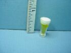 Miniature Beer In Glass #F337 Solid, No Liquid 1/12Th Scale