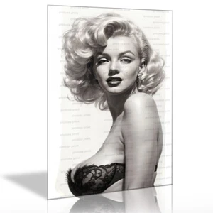 Letrero de placa de hojalata de metal - o impresión de póster - arte de retrato desnudo de Marilyn - 54853 - Imagen 1 de 1