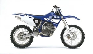 Blue Yamaha Graphic YZ250F YZ 250F YZ400F YZ 400F YZ426F YZ 426F 2001 2002 - Picture 1 of 2