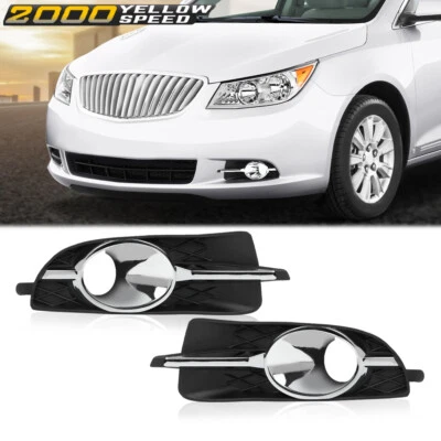 Fog Light Lamp Trim Bezel Cover Left & Right Fit For Buick LaCrosse 2010-2013 Foto 1 de 4