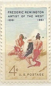 US 1187 Frederic Remington 4c single MNH 1961 - Picture 1 of 1