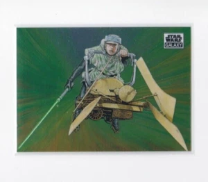 CARTA TOPPS CHROME STAR WARS GALAXY "ENDOR CHASE" - SPEDIZIONE GRATUITA - Foto 1 di 22