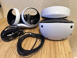Sony PlayStation PS VR2 Headset, Sense Controllers, Charging Station - EXCELLENT