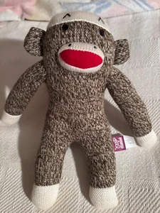 MultiPet Sockenaffe 10 Zoll Hundespielzeug Quietscher Plüsch - quietscht immer noch - unbenutzt - Bild 1 von 6