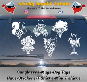 ICP Insane Clown Posse Jokers Card 6 inch window vinyl decal sticker BOGO - Picture 1 of 11