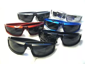 Men's Futuristic Sunglasses Unisex Full Frame Big Thick Fat Jacks Colors -BP0225 - Picture 1 of 20