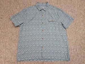 Tommy Bahama Hemd Herren XL grün blau abstrakt Knopfleiste Hawaii Camp Aloha - Bild 1 von 14