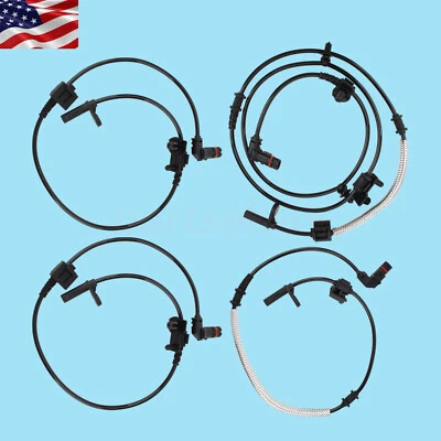 Juego de 4 sensores de velocidad de rueda ABS delanteros traseros R&L tracción trasera aptos para: Chrysler 300 Dodge Charger Foto 1 de 4