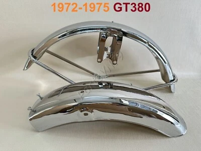 Guardabarros delantero y trasero Suzuki GT380 1972-1975. Par de guardabarros Sebring Water Buffalo Foto 1 de 4