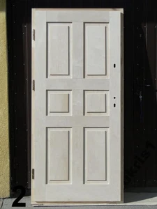 Aussentür aus Holz Massiv Eiche gefüttert 5cm - Bild 1 von 4