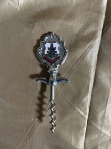Vintage ‘Bermuda’ Metal Corkscrew 2 Finger - Picture 1 of 3