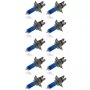 LOTE de 10 faros halógenos súper blancos H4 55/60 W 6000 K 6k 6 un. - Imagen 1 de 7