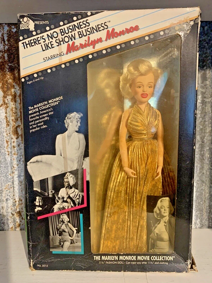 NOVA BONECA 1982 MARILYN MONROE NÃO HÁ NEGÓCIOS COMO SHOW BUSINESS-Caixa Danificada - Imagem 1 de 4