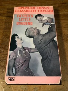Father's Little Dividend VHS VCR Video Tape Used Movie Spencer Tracy - Picture 1 of 6