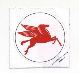 Adesivo PEGASO Pegasus SCHONBERG + CERNY Wien 15 advertising PROMO sticker - Picture 1 of 1