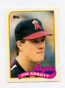 1989 TOPPS TRADED # 2T  JIM ABBOTT   ROOKIE 