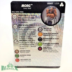 Heroclix Fantastic Four: Future Foundation set Morg #L029 ¡tarjeta heredada! - Imagen 1 de 1