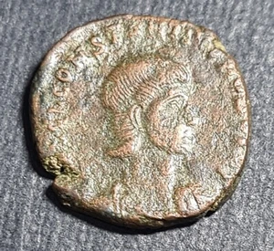 Römische Münze, Constantius Gallus, 351-354 n. Chr., Billon Maiorina, Sear Nr. 18989 - Bild 1 von 6