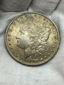 1902-P Morgan Silver Dollar AU **FREE SHIPPING** K248 - Picture 1 of 6