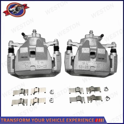Front Left Right Brake Calipers with Bracket for Lexus ES300h 12-18 ES350 3.5L - Image 1 of 4