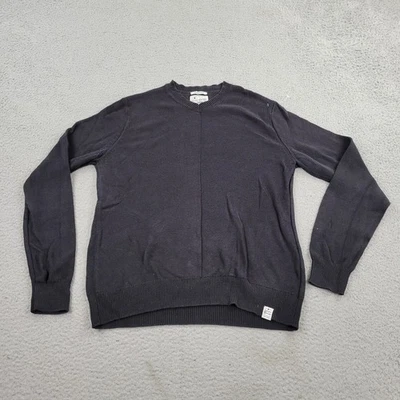 Suéter de peso welter de Lucky Brand para hombre mediano lavado y usado suéter con cuello en V Foto 1 de 4