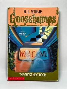 8th Print #10 The Ghost Next Door R L Stine Original Goosebumps Book ACCEPTABLE - Picture 1 of 23