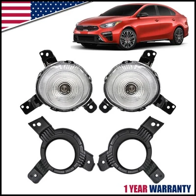 Conjunto de faros antiniebla aptos para Kia Forte 2019-2020 LH+RH DRL EE. UU. NUEVO Foto 1 de 4