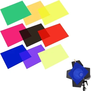 Folie Hitzebeständig Für Lampen 9 Colours Lampenfolie 29, 7 X 21Cm Farbfolien Ge - Bild 1 von 7