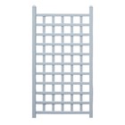 Dura-Trel Country Garden 35 x 66 Inch Vinyl Outdoor Garden Patio Trellis, White