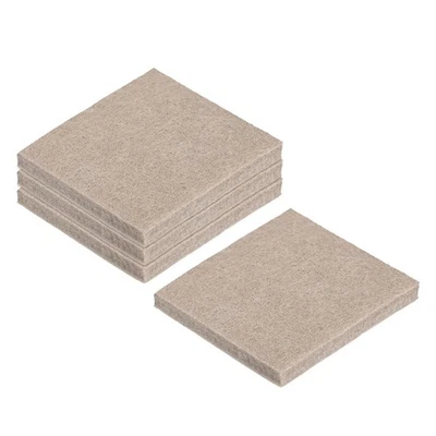 Almohadillas de fieltro cuadradas autoadhesivas para muebles de 1,5 pulgadas x 1,5 pulgadas beige 24 piezas Foto 1 de 4