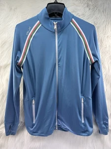 RLX Ralph Lauren Damen Größe Medium Golf Reißverschluss Trainingsjacke blau gebraucht - Bild 1 von 7