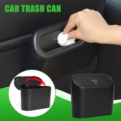 1 cubo de basura para coche cubo de basura colgante para puerta B5S9 Foto 1 de 4