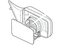 1994-1995 Range Rover Side View Mirror (Classic) - Left Foto 1 de 1