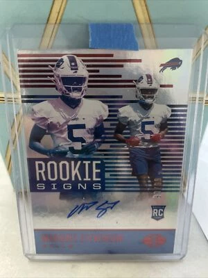 Marquez Stevenson 2021 RC Illusions auto #/99 - Image 1 of 2