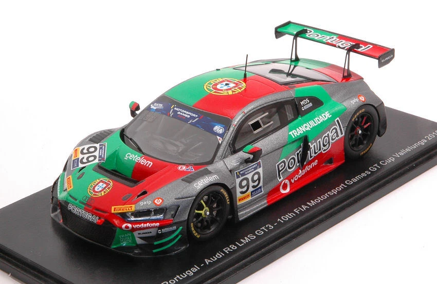 Spark Model AUDI R8 LMS N.99 FIA GT VALLELUNGA 2019 M.RAMOS-H.CHAVES 1:43 - Immagine 1 di 1