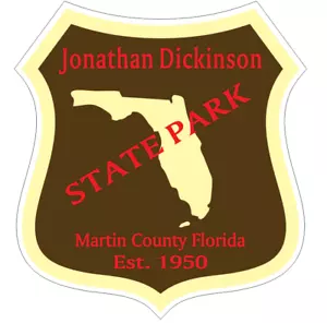 Jonathan Dickinson Florida State Park Aufkleber R6747 SIE WÄHLEN DIE GRÖSSE - Bild 1 von 1