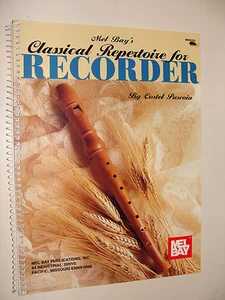 Mel Bay's Classical Repertoire for Recorder 1995 by Costel Puscoia Spiral-bound - Picture 1 of 2