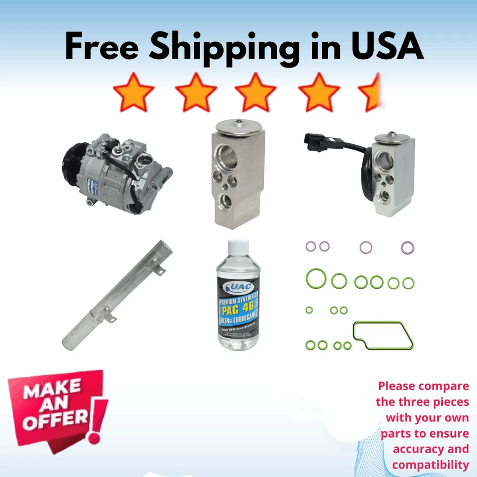 Compresor y válvula aire acondicionado apto para Mercedes-Benz R500 2006-2008 Foto 1 de 1