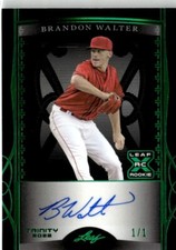 2022 Leaf Trinity Emerald Brandon Walter Auto 1/1 #BA-BW1