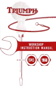 Triumph Workshop manual Tiger 100 T100 T110 3T 1945-1955 Motorcycles FreeUKPost - Picture 1 of 6