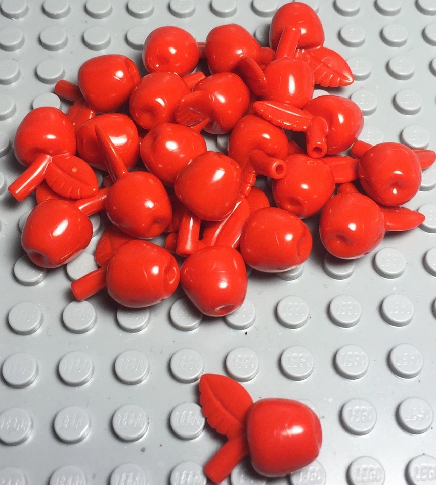 Lego 20 Piezas Manzana Roja/Ciudad/Amigos Mini Figuras Comida/Juego de Frutas Foto 1 de 1