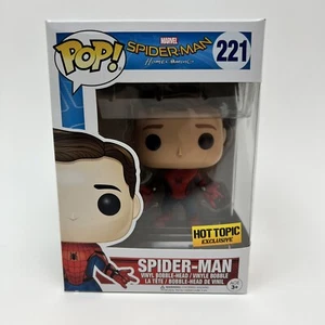 Funko Pop Marvel Spider-Man Homecoming Spiderman 221 Hot Topic Exclusive - Picture 1 of 6