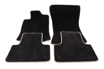 Juego de 4 alfombrillas de cuero para piso delantero Jaguar XJ 2010-2015 OEM #D7 Foto 1 de 4
