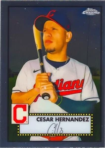 Cesar Hernandez 2021 Topps Chrome Platinum Anniversary Edition Baseball Card#384 - Picture 1 of 2