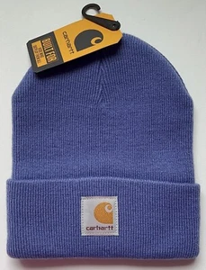 Carhartt Toddler Kids Beanie Blue Marlin Ribbed Hat NWT One Size - Picture 1 of 18