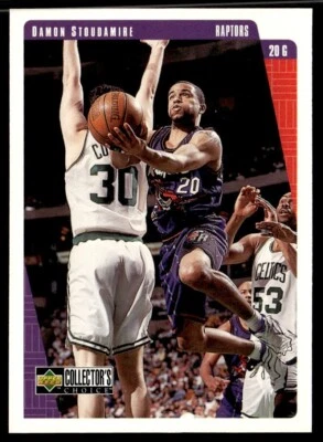 1997-98 Collector's Choice Damon Stoudamire Toronto Raptors #336 - Image 1 of 2